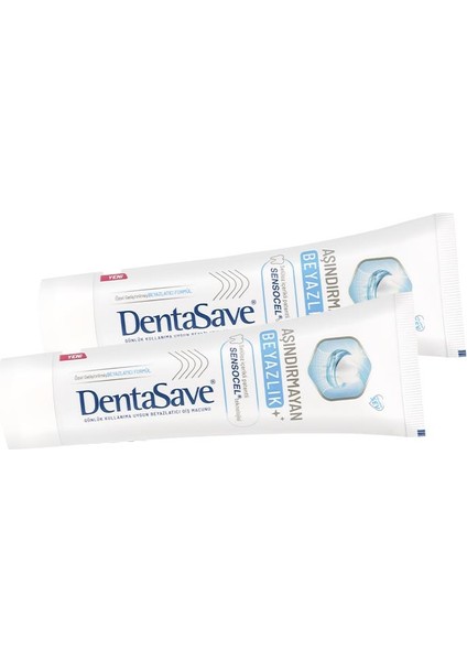 Aşındırmayan Beyazlık 75 ml x 2