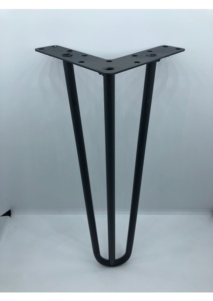 Metal,3 Mil 32*12*12 cm Siyah,sehpa,puf ,mobilya Ayağı 4 Adet