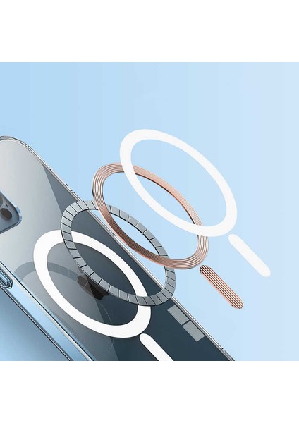 iPhone 14 Pro Max Uyumlu (14 Pro Max) Magsafe Şarj Destekli Darbe Dirençli Fit Hard Silikon Kılıf + Seramik Nano Ekran Koruyucu