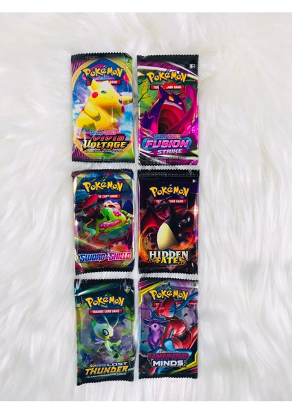 Pokemon Oyun Kartı Karma Set ( 6 Paket )