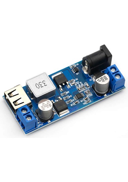 Roba 5V 5A Çıkışlı Güç Kaynağı Voltaj Düşürücü Modül USB Soket Klemens