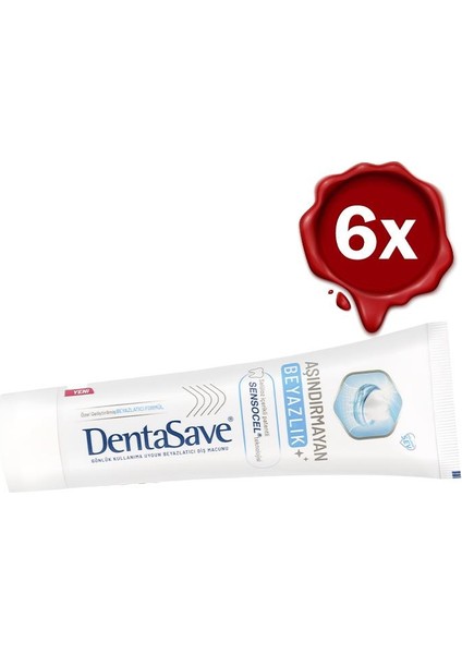 Aşındırmayan Beyazlık 75 Ml X 6