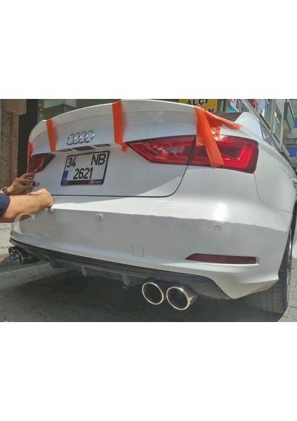 Audi A3 S3 Sedan 2013 - 2016 Difüzör (Plastik) indirimleri