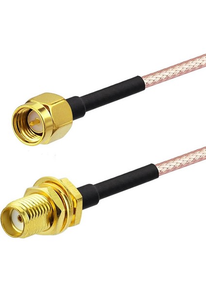 Roba RG316 10CM Erkek Dişi Sma Kablo 0-6ghz 50 Ohms 0.3db Koaksiyel