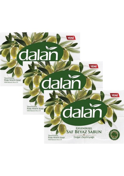 Banyo Sabunu Zeytinyağlı 4*150 gr 600GR x 3 Paket