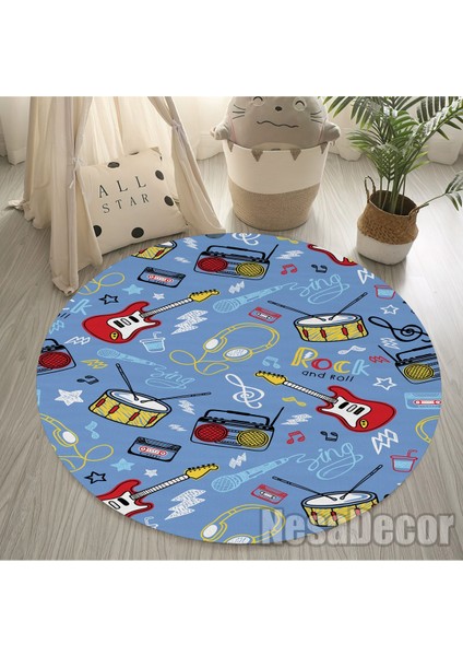 Nesa_Decor Kaymaz Taban Yıkanabilir Eğlence Desenli Hd Dijital Baskılı Çocuk Oyun Halısı fiyatları