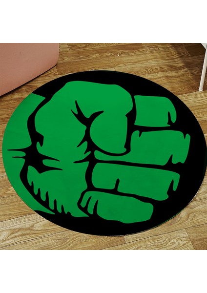 Nesa_Decor Hulk Yeşil Dev Yumruk Figürlü Film, Genç Odası Halısı