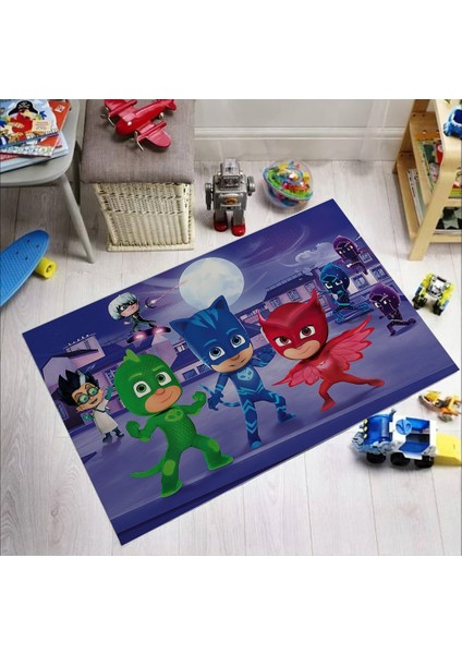 Nesa_Decor Pijamaskeliler Yüksek Kalite Çocuk Odası Halısı