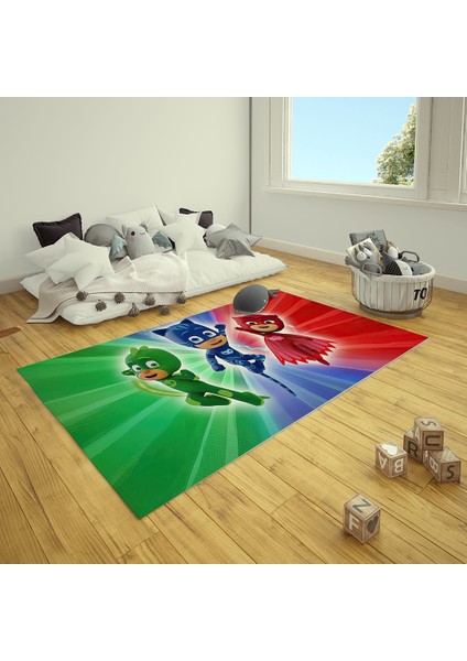 Nesa_Decor Pijamaskeliler Oyun, Çocuk, Kreş, Anaokulu Halısı modelleri