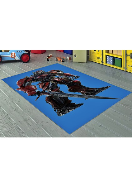 Nesa_Decor Transformers Optimus Prime Kayıp Çağ Sinema Oda Halısı fiyatları