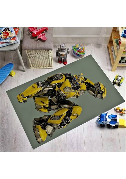 Nesa_Decor Özel Transformers Bumblebee Oyun, Sinema Oda Halısı