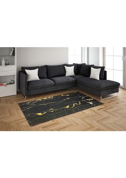 Nesa_Decor Dijital Baskı, Kaymaz Taban, Mermer Desenli Dekoratif Halı fiyatları