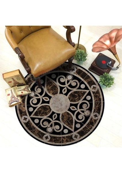 Nesa_Decor Barok Madalyon Halısı & Dairesel Halı & Hd Kalite Baskı Halı & Kalın Baskı Halı fiyatları