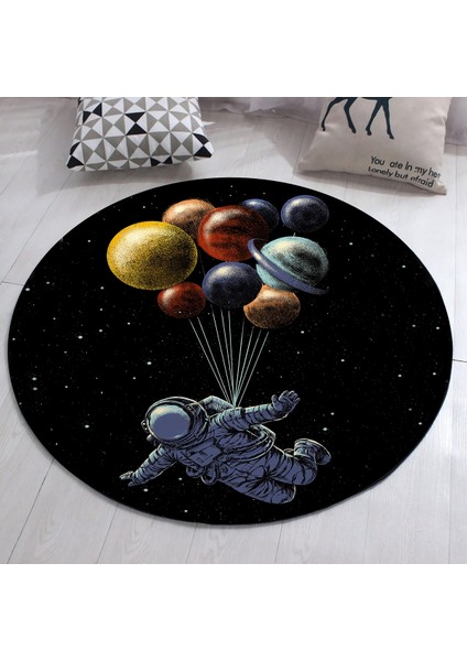 Nesa_Decor Astronot Halısı & Özgür Astronot & Hd Baskı Halı