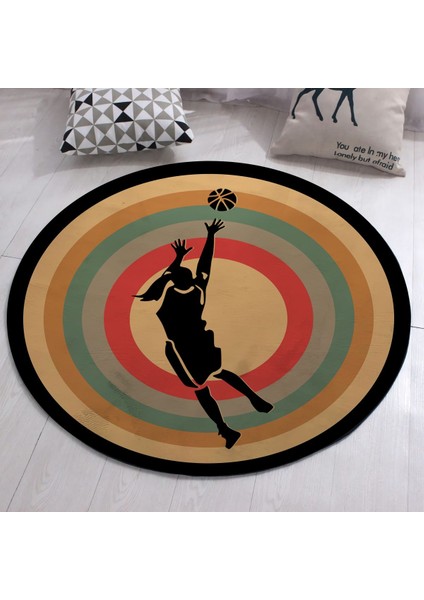 Nesa_Decor Kız Voleybolcu Halısı & Yüksek Kalite Baskı Halı