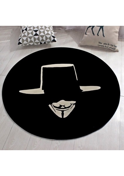 Nesa_Decor Vforvendetta Dekoratif Film, Sinema Odası Halısı