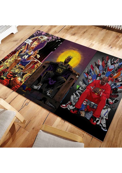 Nesa_Decor Nba Efsane Kareler Hd Kalite Baskı Halı fiyatları