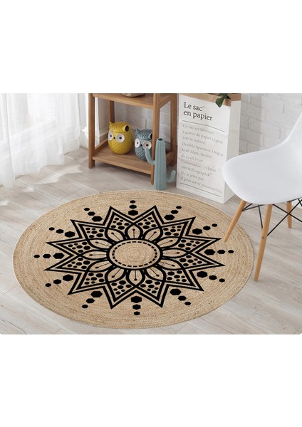Nesa_Decor Mandala Sanatı Lüks Dekoratif Hd Kalite Dijital Baskı Halı fiyatları