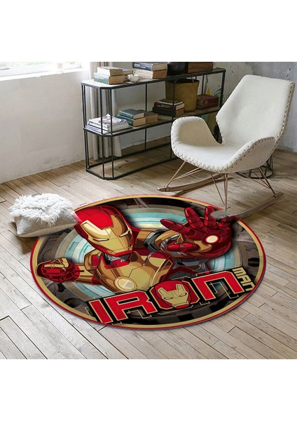 Nesa_Decor Ironman Yüksek Kalite Genç, Çocuk Odası Halısı