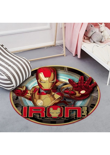 Nesa_Decor Ironman Yüksek Kalite Genç, Çocuk Odası Halısı