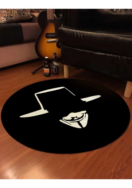 Nesa_Decor Vforvendetta Dekoratif Film, Sinema Odası Halısı