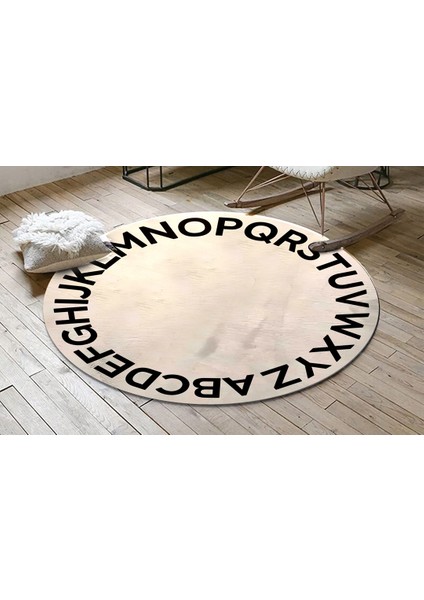 Nesa_Decor Eğitici Alfabe Halısı & Çocuk Odası Halısı & Kreş Halısı