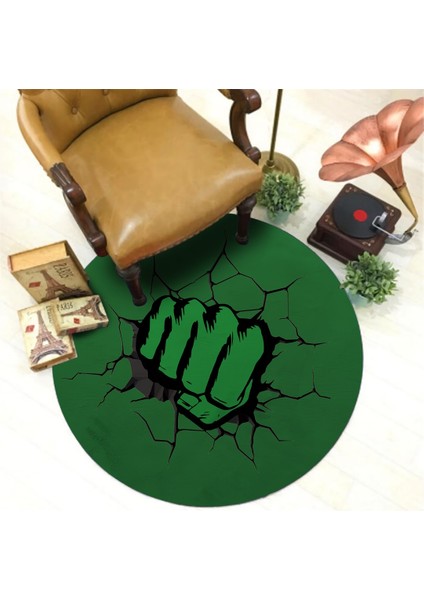 Nesa_Decor Hulk, Yeşil Dev Dekoratif Sinema, Film, Genç Odası Halısı