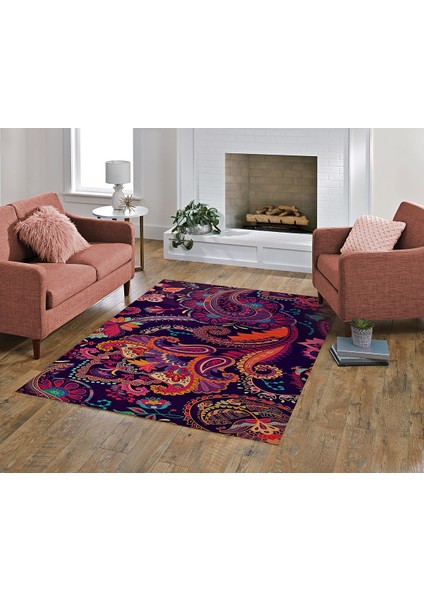 Nesa_Decor Mor Çiçek Figürlü Oturma Odası &şark Köşesi & Kış Bahçesi & Salon Halısı modelleri
