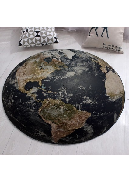 Nesa_Decor 3D Dünya Desenli, Hd Yüksek Kalite Baskı Halısı fiyatları