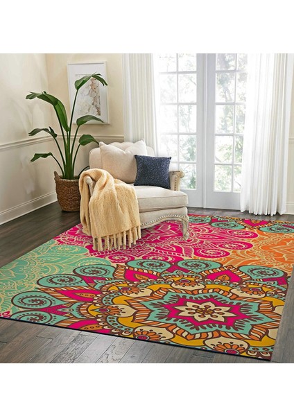 Nesa_Decor Mandala Dekoratif Yüksek Kalite Oturma Odası & Salon Halısı fiyatları