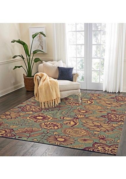 Nesa_Decor 2021 Modern Çiçek Desenli Oturma Odası & Salon Halısı fiyatları