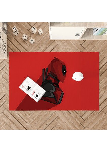 Nesa_Decor Deadpool Sinema Salonu, Film Salonu Halısı & Oyun Odası Halısı