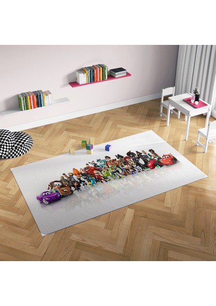 Nesa_Decor Tüm Animasyon Karakterler Bir Arada Sinema Film Odası Halısı modelleri