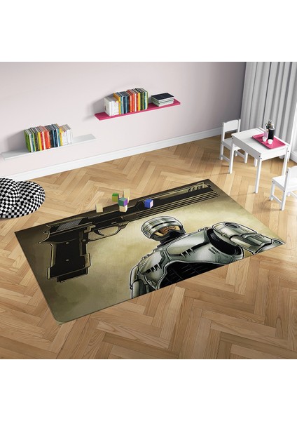 Nesa_Decor Robocop Nostalji Sinema Salon Halısı