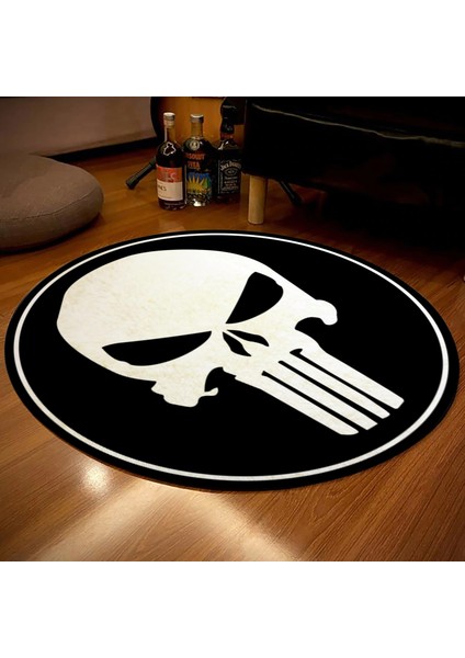 Nesa_Decor The Punisher 3D Gamer Baskı Halı & Film Sinema Odası Halısı