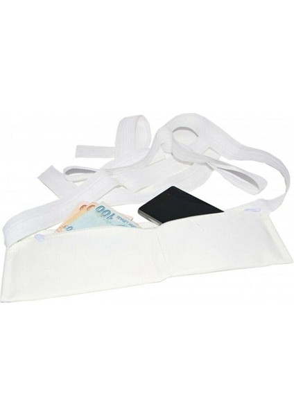 Ihram Kemeri Bez Bağlamalı - Beyaz Renk - 2 Adet
