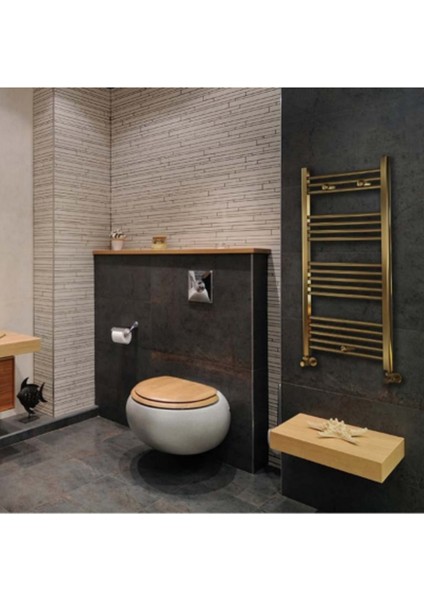 50/70CM 10 Borulu Gold Renk Havlupan Radyatör Banyo Isıtıcı 5 Yıl Garantili fiyatları