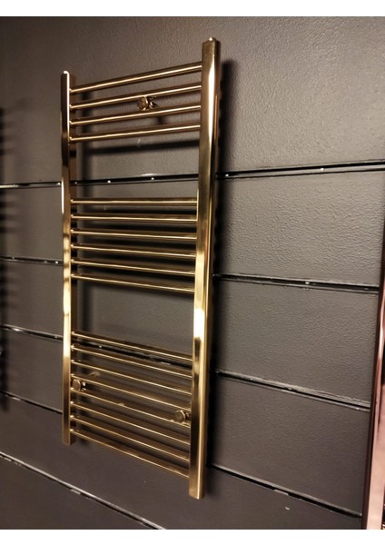 50/70CM 10 Borulu Gold Renk Havlupan Radyatör Banyo Isıtıcı 5 Yıl Garantili modelleri