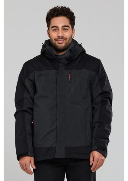 Elbruz 3in1 Erkek Ceket Koyu Gri 2ASM010422GRİ0620