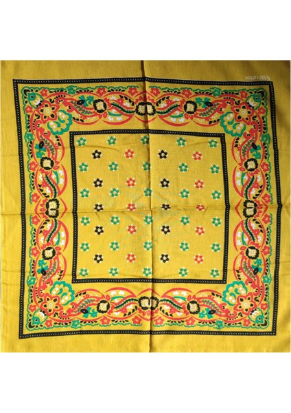 Bhandana Sarı British Kare Bandana