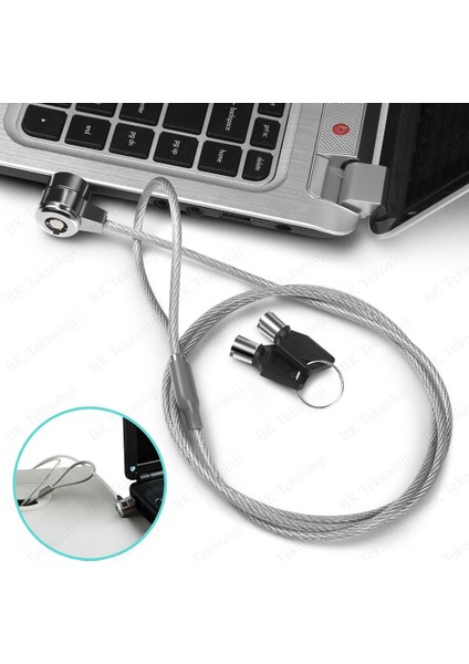 Anahtarlı Çelik Notebook Güvenlik Kilidi fırsatları