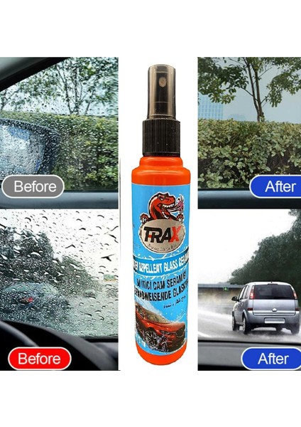Trax Araba Oto Su Yağmur Itici Cam Seramiği Cam Ayna Su Tutmayı Engelleyici Yağmur Kaydırıcı 170 ml indirimleri