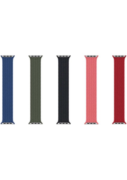 Apple Watch 38MM Wiwu Braided Solo Loop Small Saat Kordon Kayış Bileklik