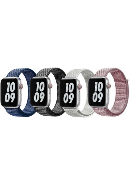 Apple Watch 44MM Wiwu Sport Loop Hasır Saat Kordon Kayış Bileklik