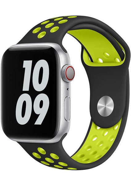 Apple Watch 42MM Wiwu Dual Color Sport Band Silikon Saat Kordon Kayış Bileklik