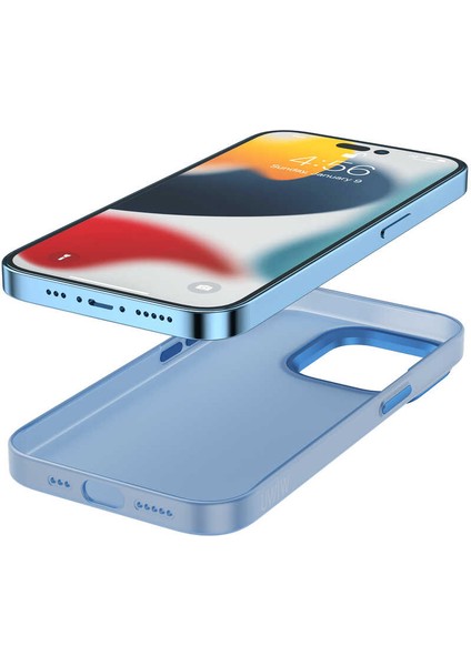 Apple iPhone 14 Pro Max Wiwu Frosted Magnetik Buzlu Sert Pc Kapak