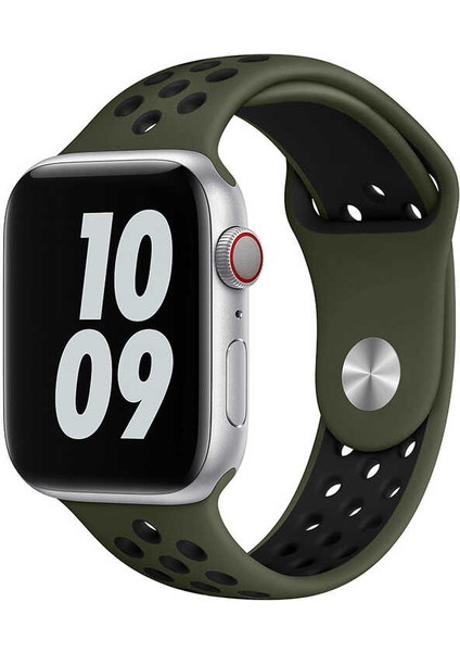 Apple Watch 40MM Wiwu Dual Color Sport Band Silikon Saat Kordon Kayış Bileklik
