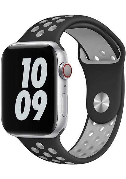 Apple Watch 38MM Wiwu Dual Color Sport Band Silikon Saat Kordon Kayış Bileklik