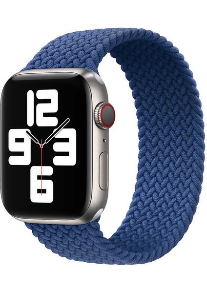 Apple Watch 40MM Wiwu Braided Solo Loop Medium Saat Kordon Kayış Bileklik