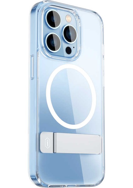 Apple iPhone 14 Pro Kılıf Standlı Magsafe Wireless Şarj Özellikli Wiwu Aurora Serisi Kapak